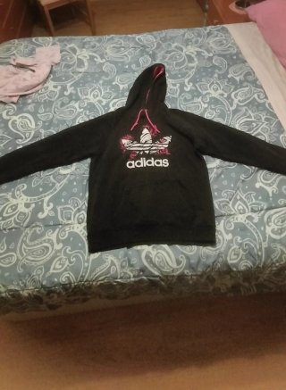 Sudadera Adidas Negra Niña