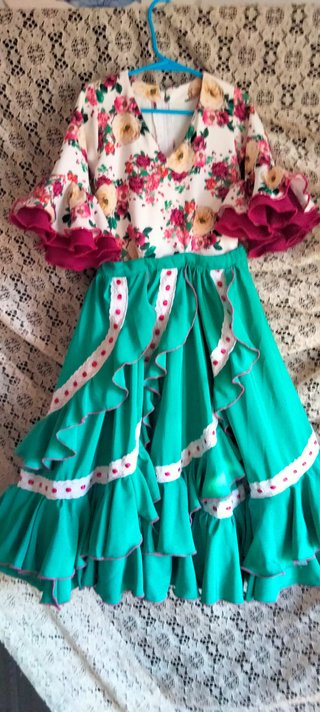 Conjunto Flamenco Niña 3 Años