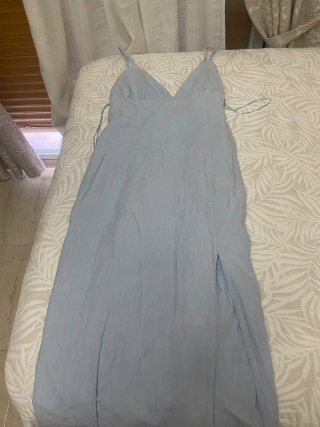 Vestido vaquero fino Zara