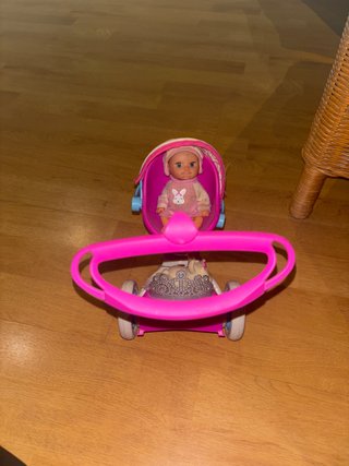 Carrito de Bebé con Muñeca Nancy