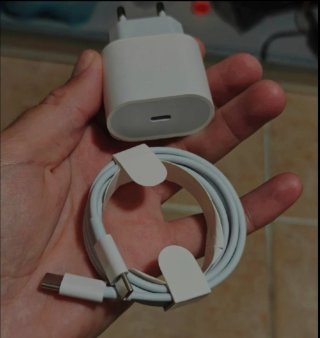 Cargador de 35 W para iPhone, carga rápida USB C,