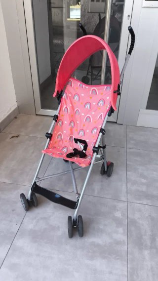 Carrito de paseo plegable para niña hasta 15kg