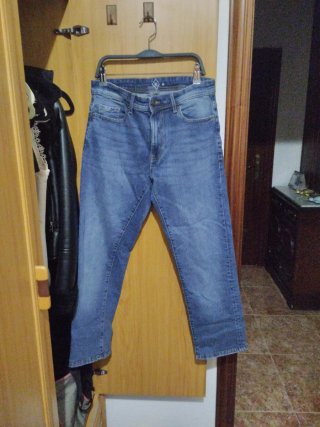Vaqueros de hombre azules