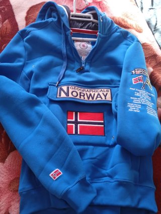 Sudadera Geographical Norway Azul