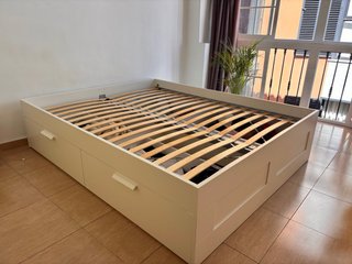 Cama IKEA Brimnes 160x200 MÁLAGA , CAPITAL
