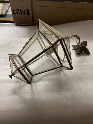 Farol de Metal y Cristal