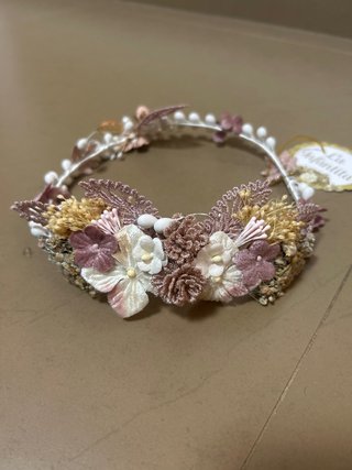 Corona de comunión de flores La Infantita