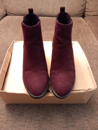 Botines Morados Inditex