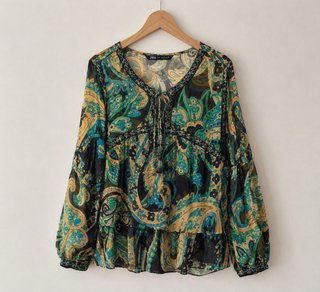 Blusa Zara Estampada
