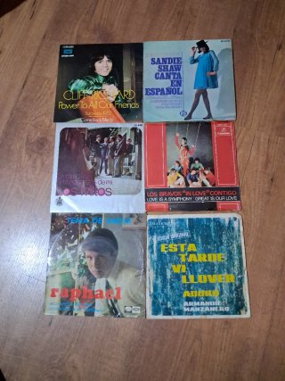 Lote de 6 Discos Singles Vinilo