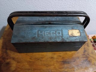 Caja de herramientas Heco vintage