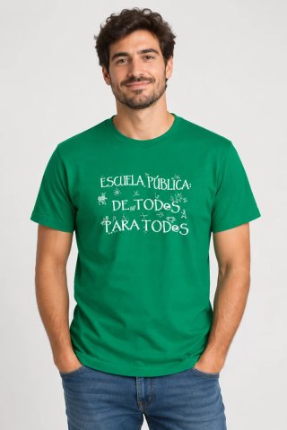 Camiseta Verde Escuela Pública