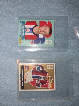 Extra sticker dorado Erling Haaland Mundial 2026