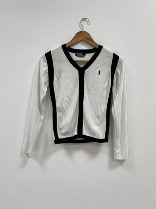 Jersey Ralph Lauren Blanco y Negro Talla 38