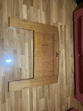 Cabecero, Estantería y Somier de Madera