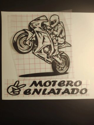 Vinilo Adhesivo Motero Enlatado