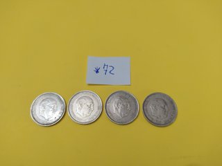 4 MONEDAS 5 PESETAS 1957 *72