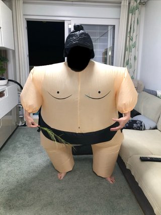 Disfraz de Sumo Hinchable para halloween.