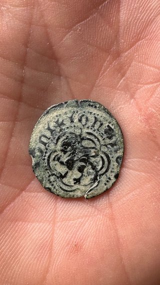 Moneda antigua Blanca de Juan II