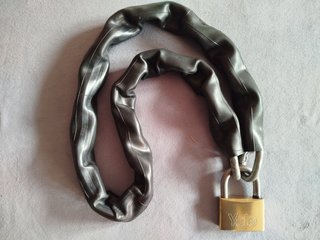 Catena con lucchetto Yale 120cm