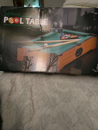 Billar de Mesa (Tabletop Pool Table)