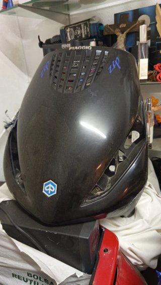 Frontal Piaggio Zip Negro