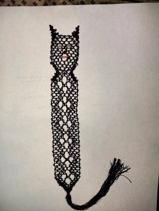 Marcapáginas de Encaje de Bolillos