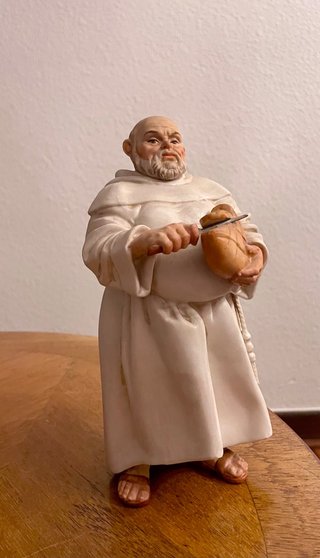 Figura de Fraile de Cerámica Algora