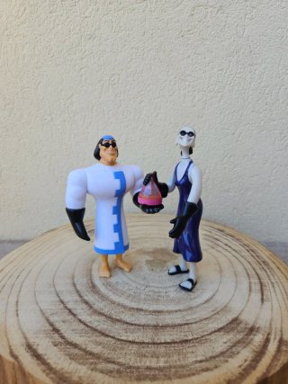 Figuras Yzma e Kronk - A Nova Onda do Imperador