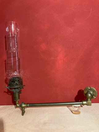 Lámparas de gas antiguas de pared