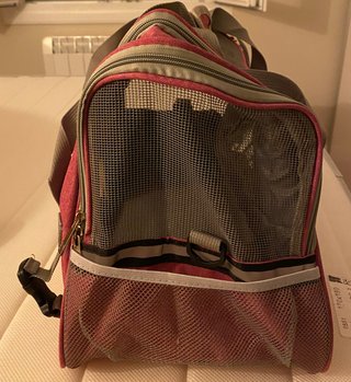 Bolsa de transporte para mascotas. Un solo uso