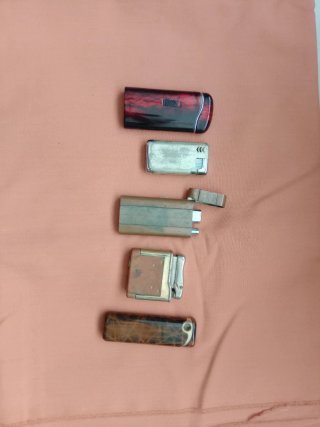 Set di 5 accendini vintage