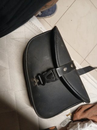 Bolsa de herramientas para moto en polipiel