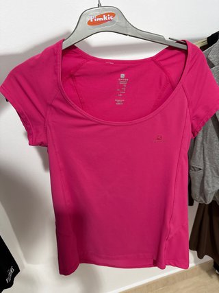 Camiseta de deporte Domyos rosa
