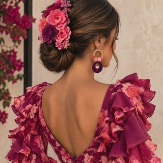 Pendientes de Flamenca Aro