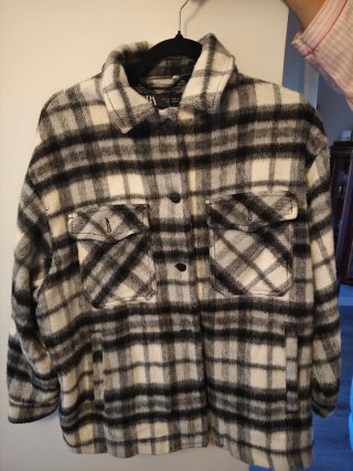 Sobrecamisa de cuadros Zara