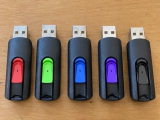 Pack 5 Pendrives USB 64GB (320GB Total)