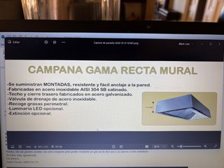 Campana Extractora Mural 1500 mm