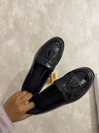 Mocasines Negros Talla 38