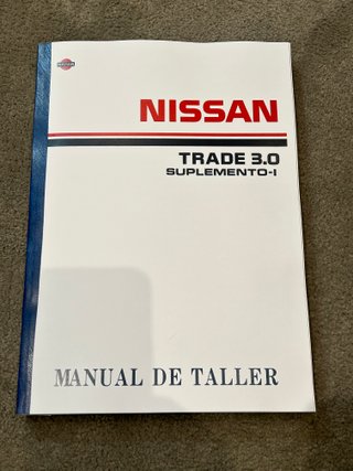 NISSAN TRADE 3.0 BD30 MANUAL DE TALLER PIEZAS