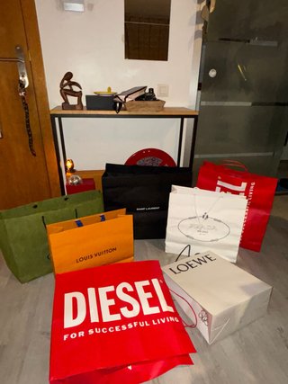 Lote de 6 Bolsas de Marcas de Lujo