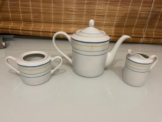 Set de Cafetera, Azucarero y Lechera