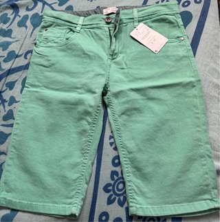 Bermudas Zara Verdes Talla 13-14
