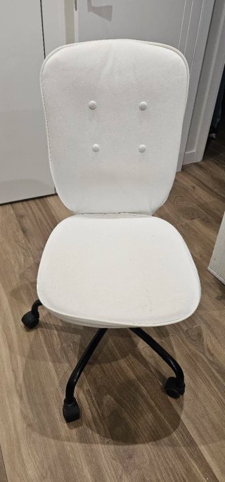 Silla de escritorio Ikea blanca