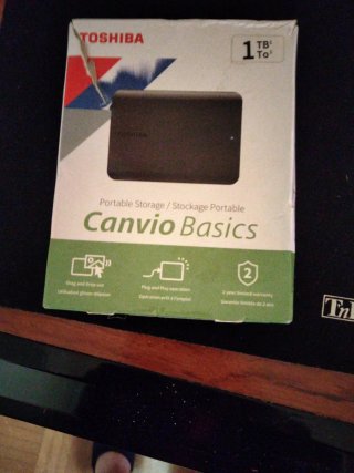 Disco Duro Externo Toshiba Canvio Basics 1TB