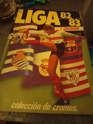 Álbum de Cromos Liga 82-83 está completo