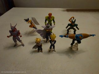 Lote de 8 figuras Dragon Ball desmontables