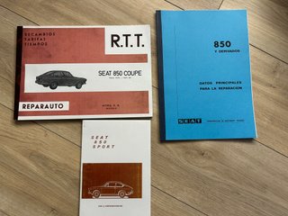 SEAT 850 SPORT COUPE 903 MANUAL CATALOGO PIEZAS