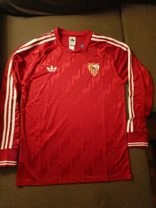 Camiseta Manga Larga Sevilla FC Roja