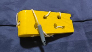 Juguete de madera para bebé - Queso
